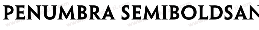 Penumbra SemiboldSans字体转换